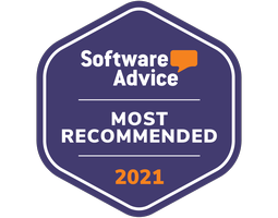 SoftwareAdvice Most Recommended badge